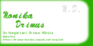 monika drimus business card